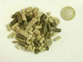 Mangime in pellets (Foto: Agenzia provinciale per l’ambiente)