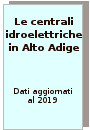 Centrali idroelettriche in Alto Adige