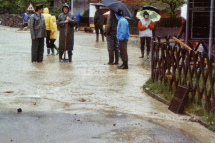 Inondazione (Foto: Ripartizione opere idrauliche)