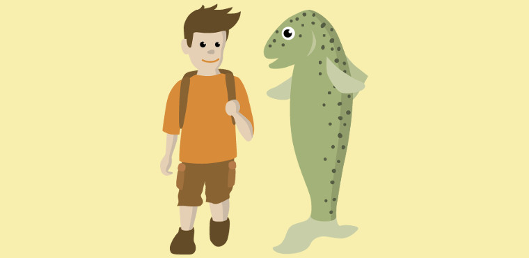 Descrizione dell'iniziativa per le scuole "I pesci migrano" 