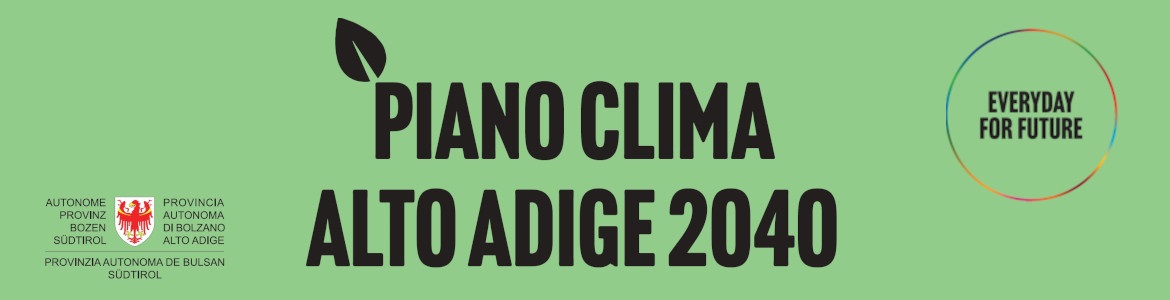 Piano clima Alto Adige 2040