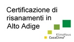 Certificazione di risanamenti in Alto Adige - Fonte dati Agenzia per l'Energia Alto Adige - CasaClima