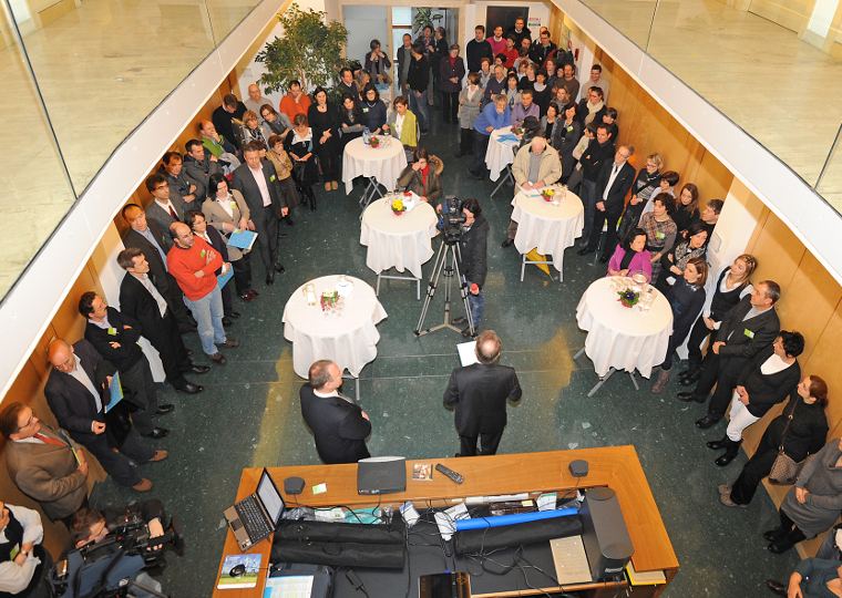 17 febbraio 2011: cerimonia d'apertura (Foto: Agenzia provinciale per l'ambiente)