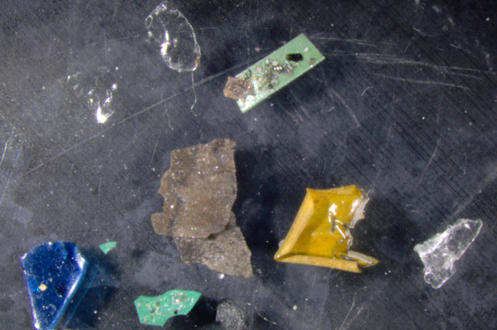 Foto 4: Frammenti di large microplastic (Foto: Agenzia provinciale per l'ambiente e la tutela del clima)