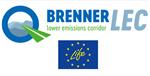 Logo del progetto BrennerLEC e del programma Life 