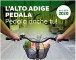 Manifesto dell’iniziativa "Alto Adige pedala" (Fonte: Green Mobility in seno alla STA - Strutture Trasporto Alto Adige SpA)