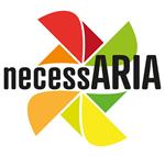 Logo del progetto nazionale „necessARIA“, finanziato dal Ministero della Salute nell’ambito del Piano Nazionale Complementare “Salute, Ambiente, Biodiversità, Clima” (Fonte: Appa Bolzano)