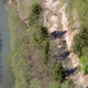Un’immagine dall’alto del tratto del rio Ridanna interessato dai lavori