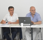 Gestione "sostenibile" della risorsa idrica: l’assessore Richard Theiner e il coordinatore del tavolo sull’energia, Flavio Ruffini