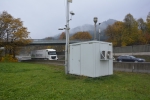 La stazione di rilevamento della qualità dell’aria a Vomp, nel Tirolo del Nord