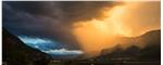 Il sistema di rilevamento fulmini del Servizio Meteo provinciale in giugno ha registrato oltre 15.500 fulmini. Qui un temporale nella valle del’Adige il 17 giugno